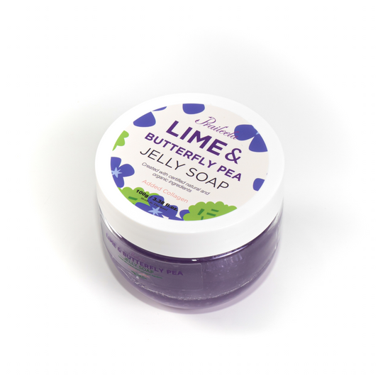 Lime Butterfly Pea Jelly Soap